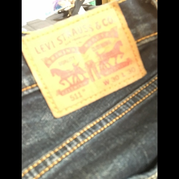 8.Levi’s Mens Dark Wash Jeans 30/30 - Picture 5 of 10